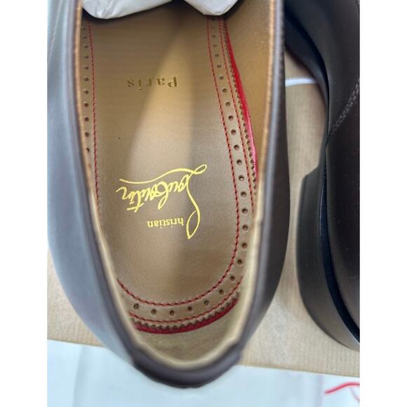 Men\'s Christian Louboutin CORTOMALE Leather Oxford\'s size 41.5/8.5 made in Italy